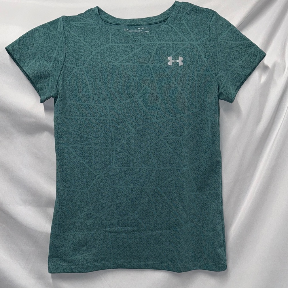 Under Armour Teal Patterned Tee